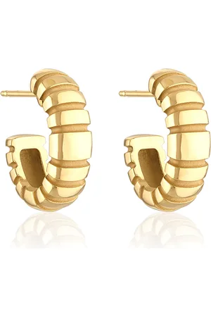 Pamela Zamore Orla Small 18K Yellow Earrings