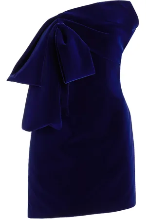 Givenchy Bow-Detailed Velvet Mini Dress