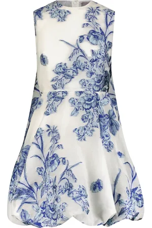 LELA ROSE Fil Coupe Mini Dress
