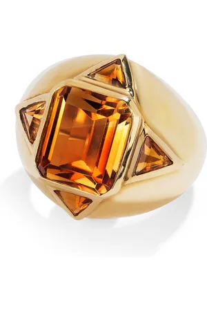 Renato Cipullo 18k Yellow Gold Citrine Stella Ring