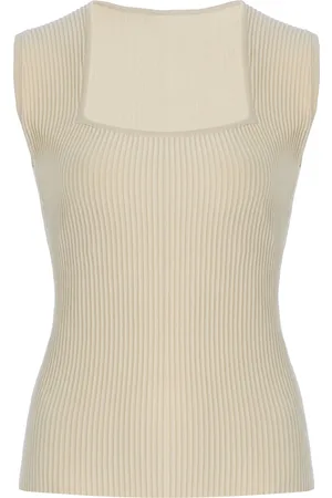DL1961 Instasculpt™ Rib Square Neck Top