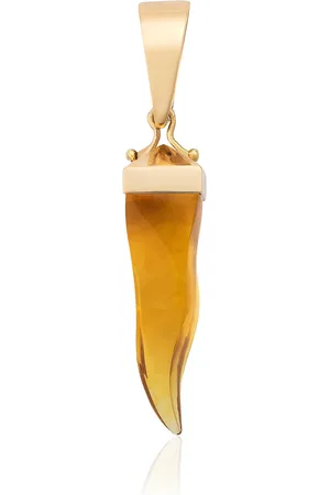 Renato Cipullo Cornicello 18K Yellow Gold Citrine Pendant
