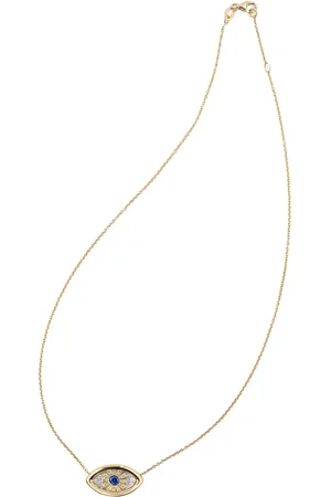 Renato Cipullo Occhio 18K Yellow Gold Diamond; Sapphire Necklace