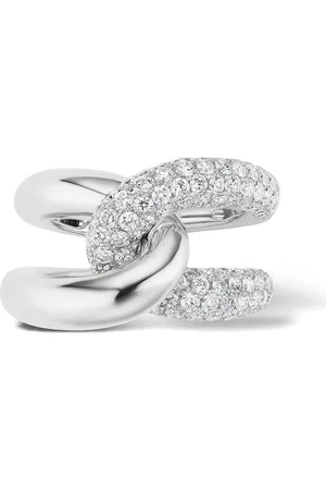 Gemella Jewels Intertwin 18K Gold Diamond Ring