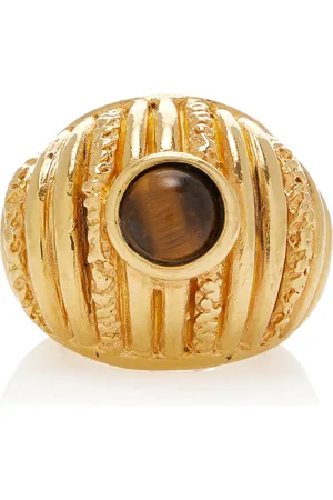Paola Sighinolfi 18K Gold-Plated Pewter Ring