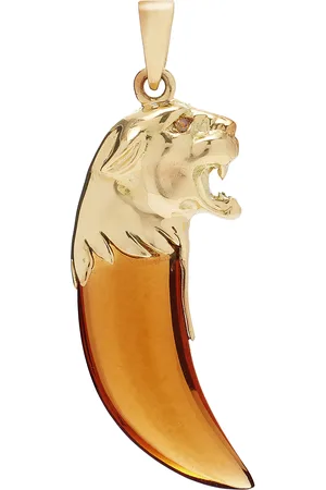 Renato Cipullo 18k Yellow Gold Citrine Giaguaro Pendant