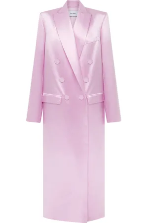 ALEX PERRY Oversized Duchess Satin Coat