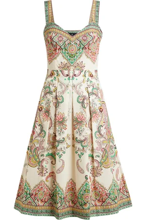 Etro Printed Cotton Midi Dress
