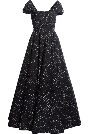 Giambattista Valli Off-The-Shoulder Cotton Poplin Gown
