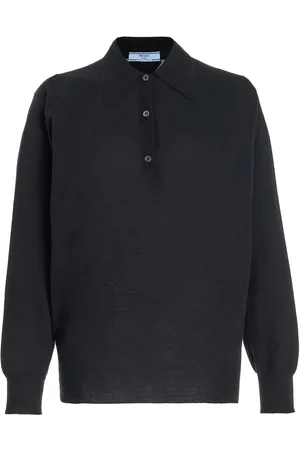 Prada Cashmere Polo Sweater