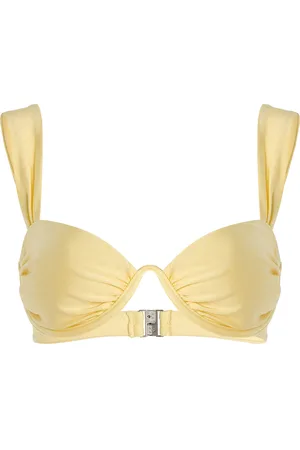Simkhai Anniston Ruched Bikini Top
