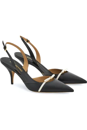 Salvatore Ferragamo Gylla Bow-Embellished Leather Pumps