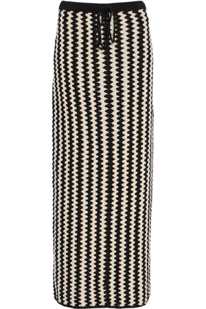 By Malene Birger Raze Crocheted Organic Cotton Midi Skirt