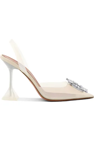 Amina Muaddi Begum PVC Slingback Pumps