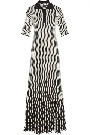 Bottega Veneta Ribbed Wool-Blend Maxi Dress