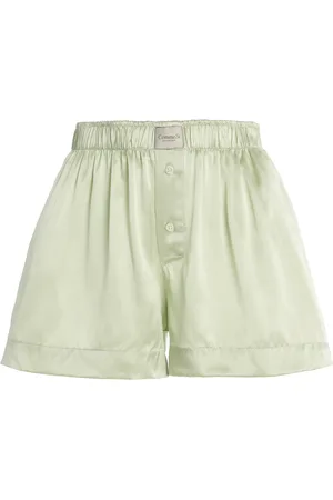 Comme Si La Boxer Classica Silk-Charmeuse Shorts