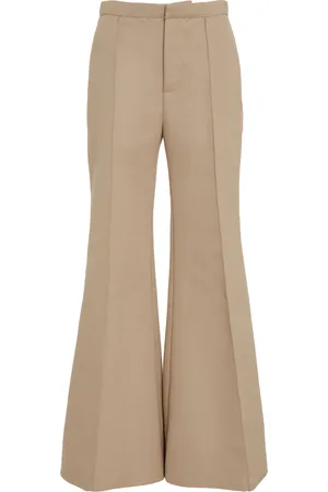 Giambattista Valli Flared Cotton Gabardine Pants