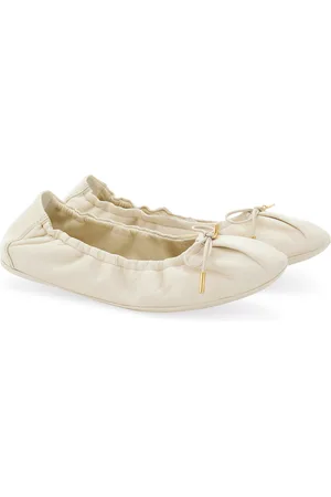 Salvatore Ferragamo Joelle Leather Ballet Flats