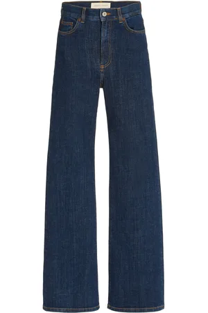 Jeanerica Pyramid Stretch High-Rise Flared-Leg Jeans