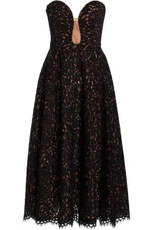 Michael Kors Floral Lace Bustier Dress
