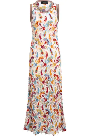 Etro Knit Lace Midi Dress