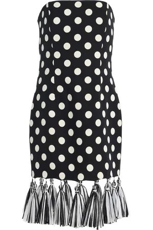 BRANDON MAXWELL Exclusive Riviera Tassel-Embellished Wool-Silk Mini Dress