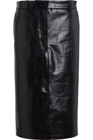 Stella McCartney Croco Pencil Skirt