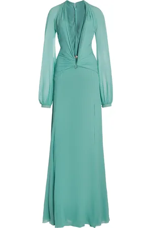 VERSACE La Vacanza Silk Georgette Gown