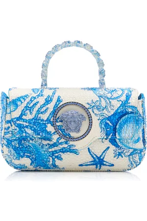 VERSACE La Vacanza Printed Top Handle Bag