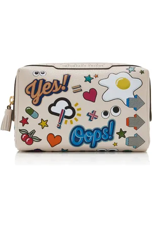 Anya Hindmarch Sticker Leather Important Things Pouch