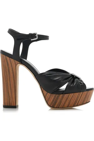 Jimmy Choo Heloise Leather Platform Sandals