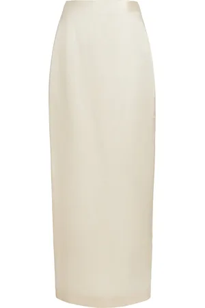 The Row Bartelle Silk Maxi Pencil Skirt