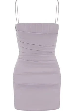 ALEX PERRY Power Mesh Mini Dress