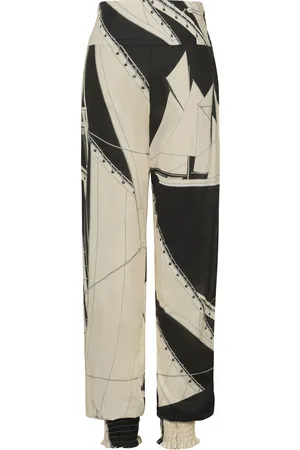 JOHANNA ORTIZ Speed Queen Printed Cotton Tapered Pants