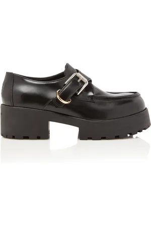 Givenchy Voyou Leather Monk-Strap Loafers