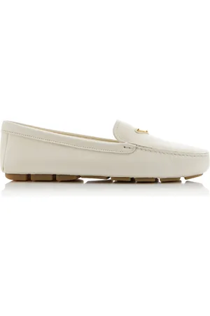 Prada Leather Driving Loafers