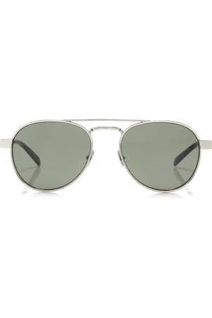Saint Laurent Hyper Rimlock Aviator Sunglasses