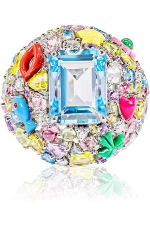 Aisha Baker Bubblegum 18K Gold -Stone Ring