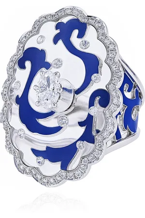 Aisha Baker Peony Symphony 18K White Gold Multi-Stone Ring