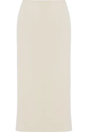 High Petra Checked-Jacquard Cotton-Blend Midi Skirt