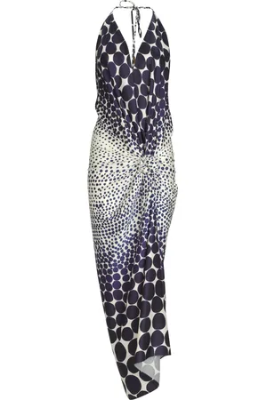 Silvia Tcherassi Guadalupe Gathered Crepe Midi Dress