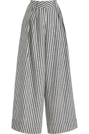 FRANCOISE Exclusive Mila Silk Wide-Leg Pants