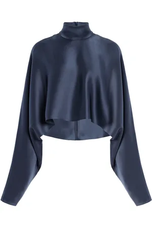 LAPOINTE Satin Caftan Top