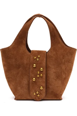 SIEDRES Lea Studded Leather Tote Bag