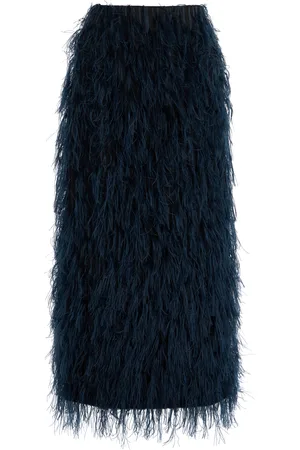 Roksanda Arion Feather Fil Coupe Skirt