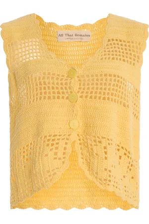All That Remains Eva Crocheted Cotton Vest