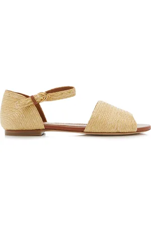 Staud Catherine Raffia Sandals