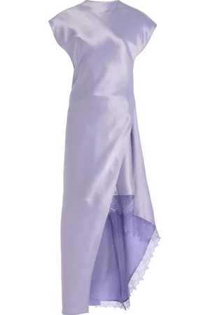 J.W.Anderson Asymmetric Satin Maxi Dress