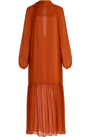 Dagmar Scarf-Detailed Maxi Dress