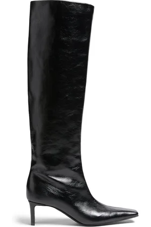 Khaite Ona Leather Knee Boots